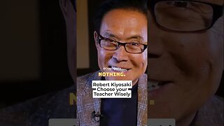 Choose Your Teacher Wisely Robert Kiyosaki #robertkiyosakiquotes #bitcoin #richdadpoordad #crypto