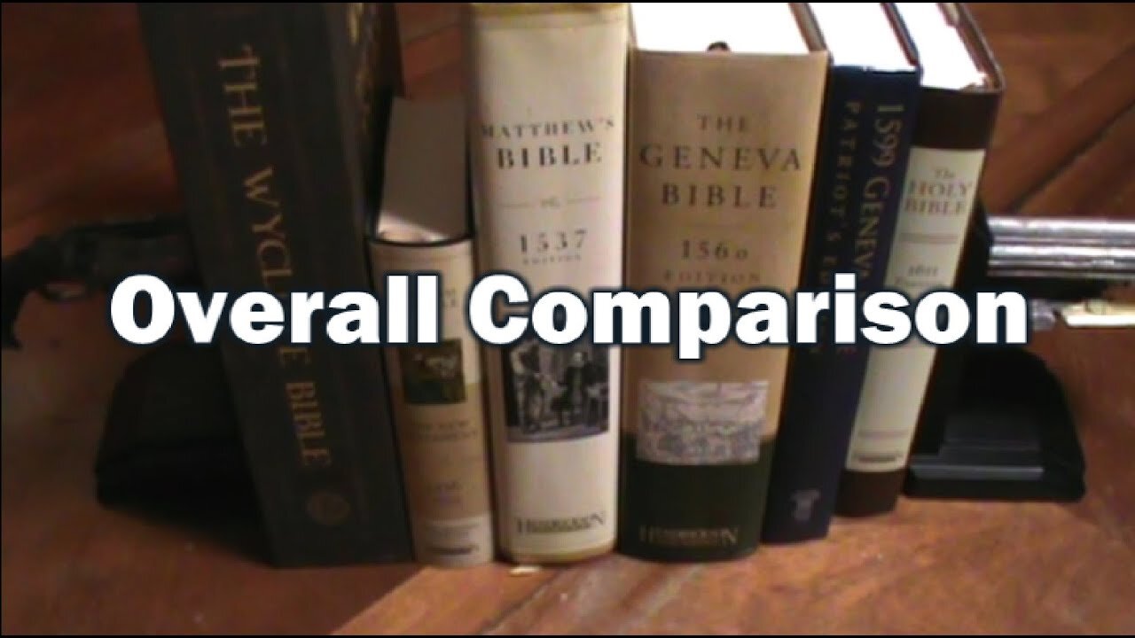 COMPARING ALL EARLY ENGLISH BIBLES