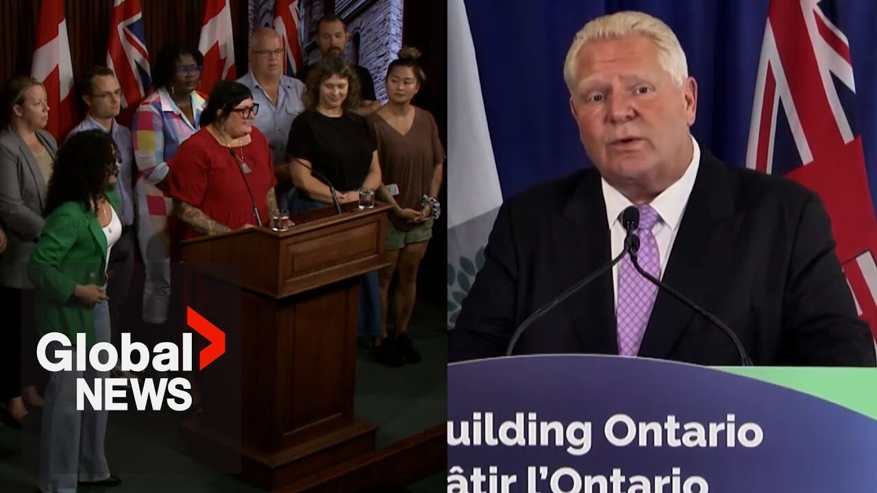 Advocates challenge Doug Ford's policy against safe consumption sites in Ontario