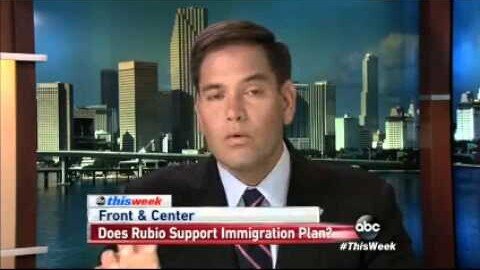 Rubio Discusses Immigration Reform, Foreign Policy on ABC's "This Week"