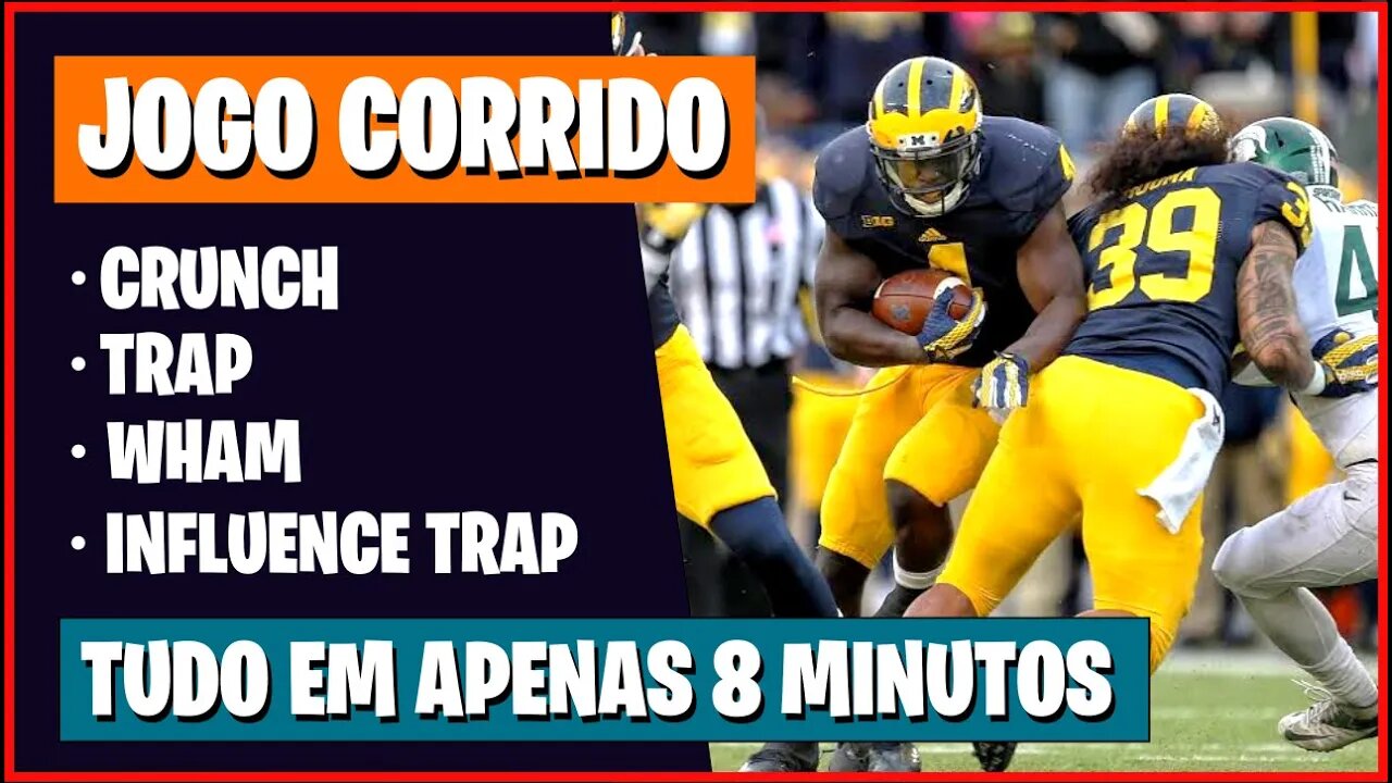 CRUNCH, TRAP, WHAM: A BELEZA DO JOGO CORRIDO - ENTENDENDO A NFL