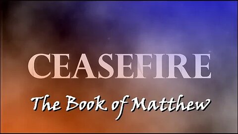 3:33 Bible Study - Intro Matthew