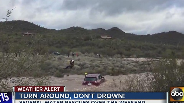 Turn around, don't drown! Another flash flood watch begins Monday