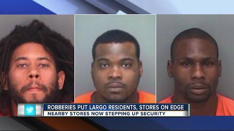 Three suspects arrested in Pinellas County gas station armed robbery spree