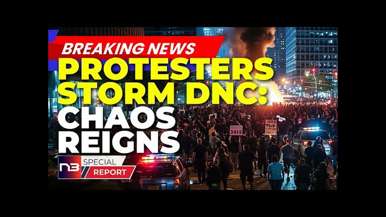 🚨 ALERT! DNC Meltdown: Protesters Breach Barriers, Thousands of Police Mobilize!🚨