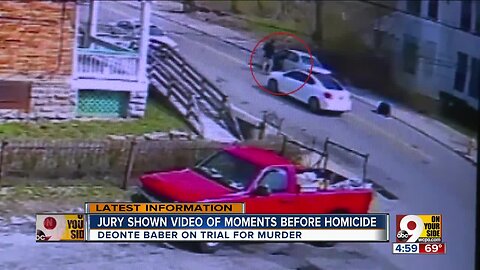 Jury shown video of moments before homicide