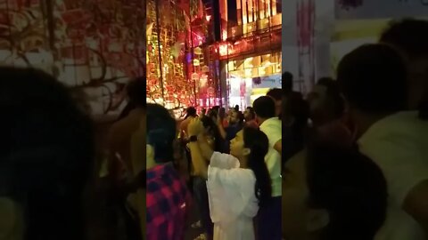 Tridhara Durga Puja pandal 2022.#Shorts.