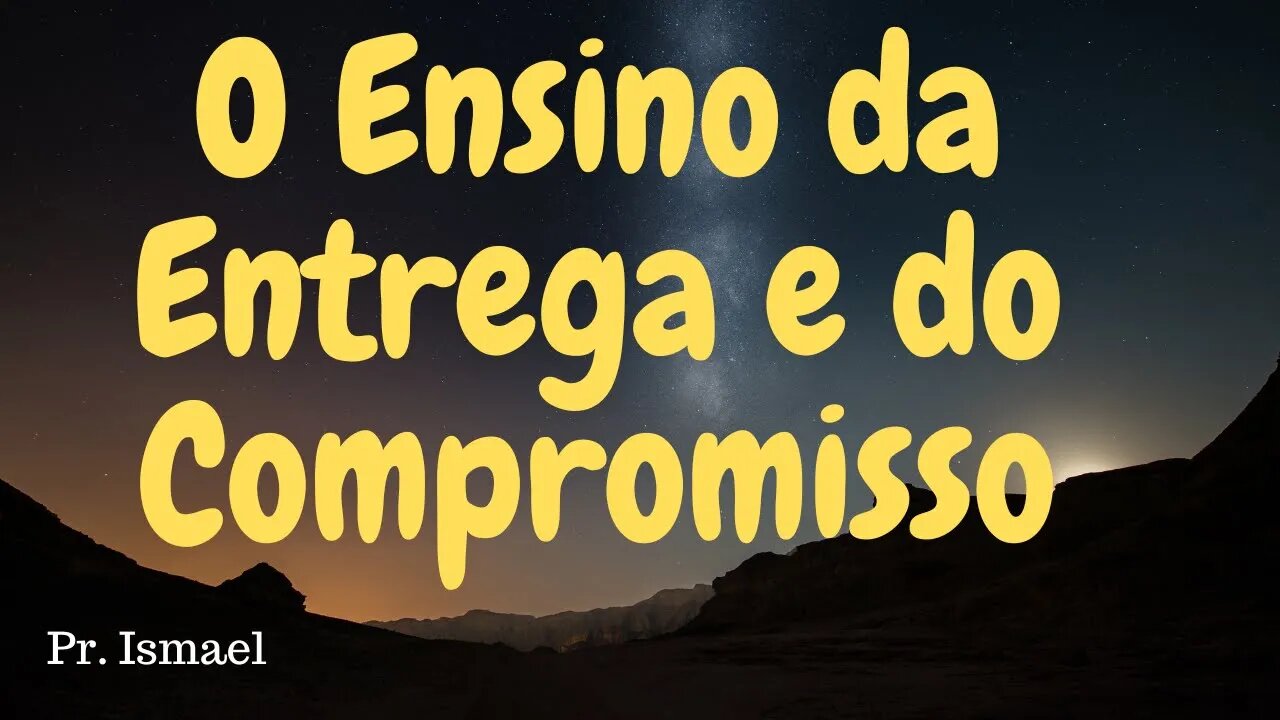 O Preço do Discipulado (Minuto 00:28:48) @pastorismaelCN