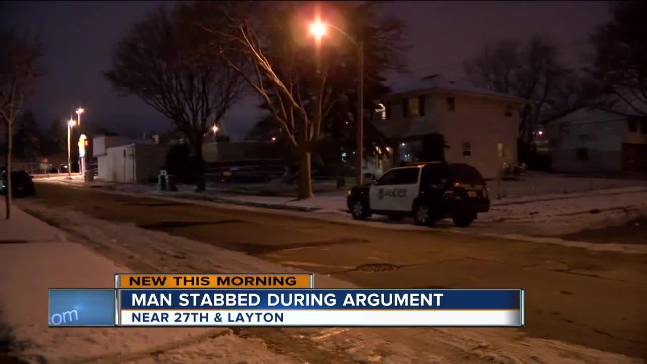 Man stabbed during argument