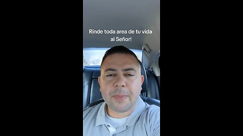 Rinde toda area de tu vida a Jesus!