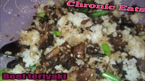 Beef teriyaki at home