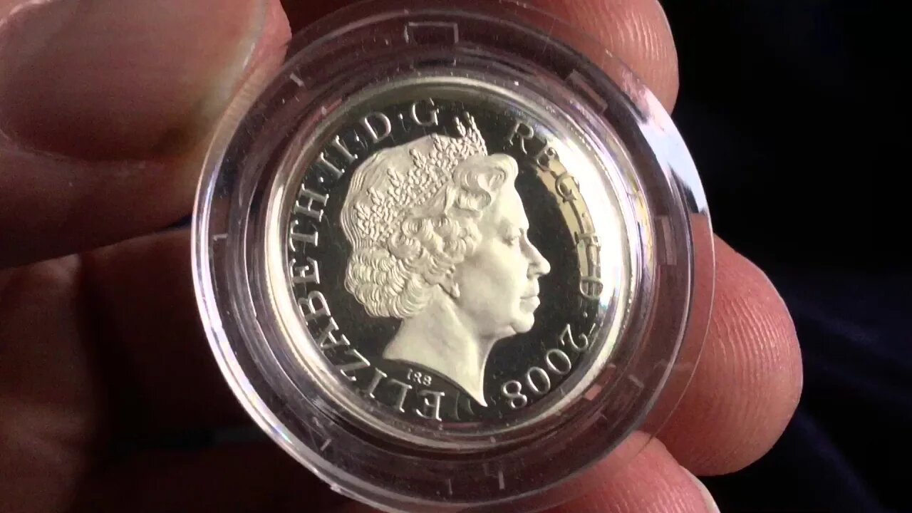 2008 Silver Proof One Pound Coin