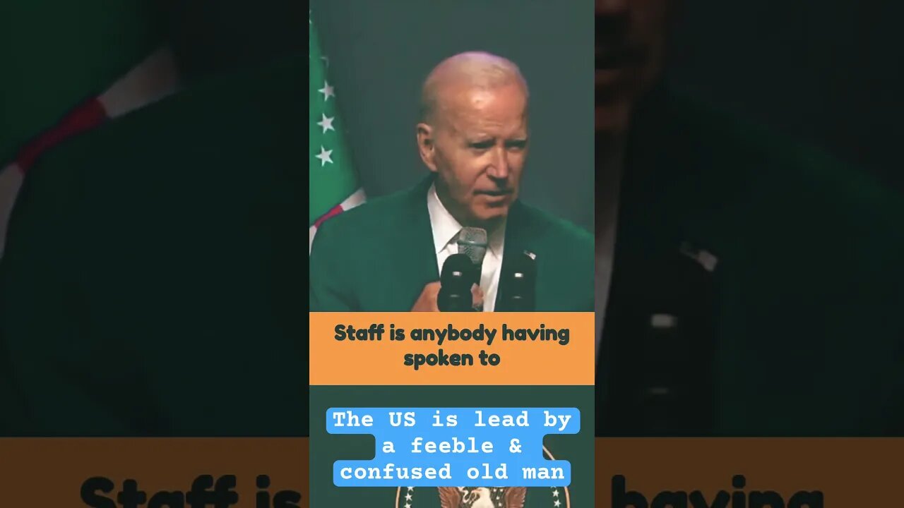 Confused Biden