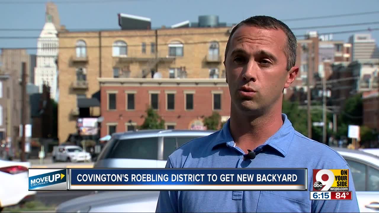 Covington's Roebling district is getting a new 'backyard'