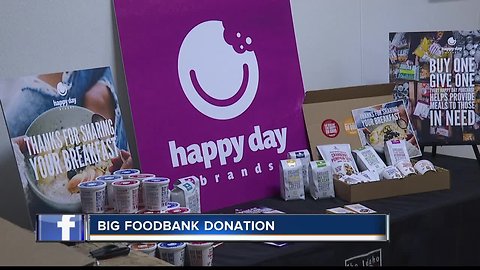 Big Food Bank Donation