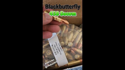 Black Butterfly 458 Socom ammo