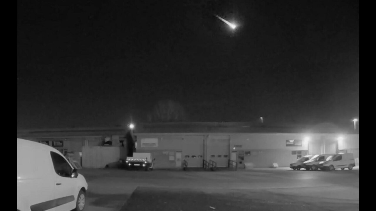 Fireball that lit up UK skies likely to be piece of asteroid, say scientists