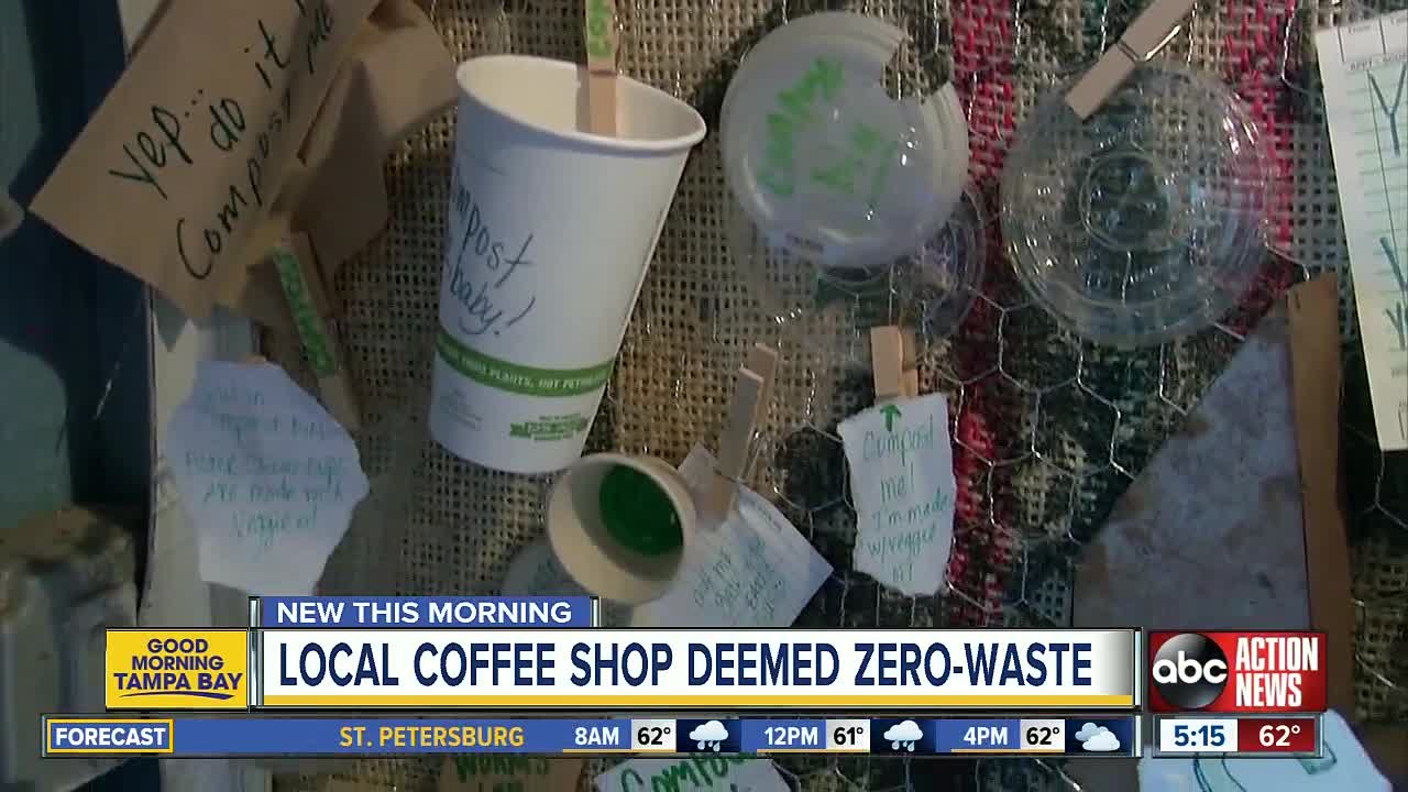 Black Crow Coffee Co. in St. Petersburg is first coffee shop in Florida to be deemed 'zero waste'