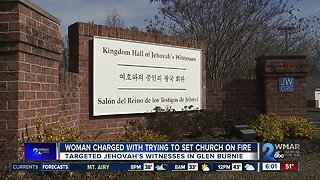 Woman charged with trying to set church on fire