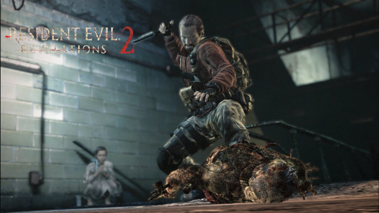 Resident Evil: Revelations 2 - Barry & Claire's Babysitting Battling Beasts! (PC)