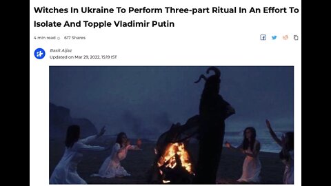 Ukrainian Witches To Perform Three-part Ritual To Topple Vladimir Putin - indiantimes