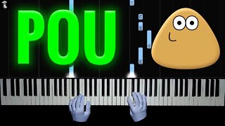 Pou Theme | EASY Piano - Hands Tutorial