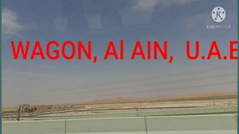 Desert area Arabian country UAE, Al Ain, Al wagon village country side travelling