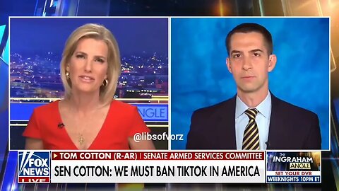 Senator Tom Cotton wants to Ban TikTok so bad he gave 7!