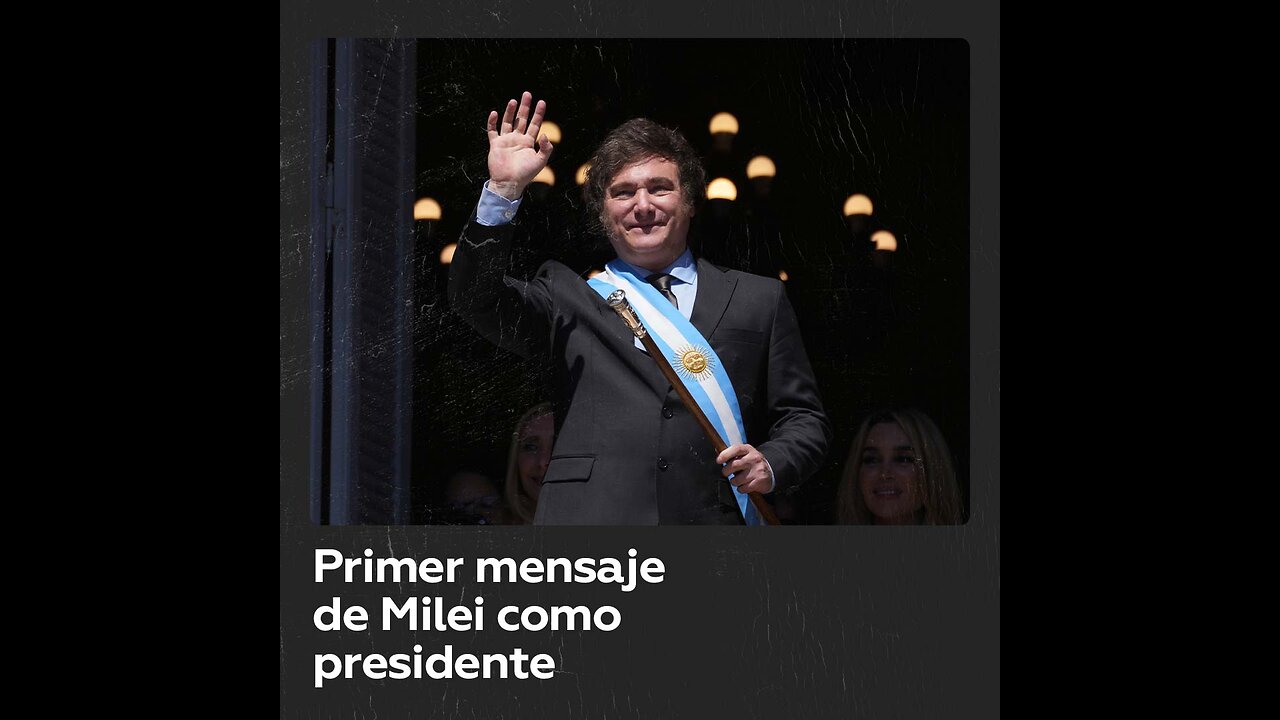 El primer discurso de Javier Milei como presidente de Argentina