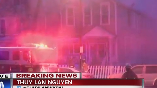 Eleven people forced from their home after fire