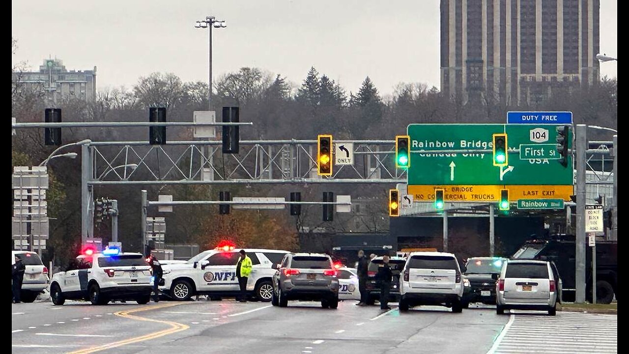 BREAKING: Video Shows Car Speeding Toward Rainbow Bridge, Striking Curb, Going