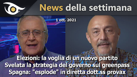 News della settimana (1 ott 2021)