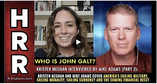 PART 2-Kristen Meghan and Mike Adams cover USA FAILING military, failing morality..SGANON, CLIF HIGH