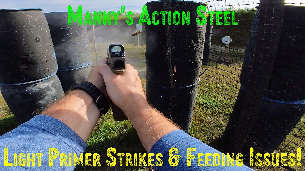 Action steel match! With far too many ammo/magazine issues! #glock #uspsa