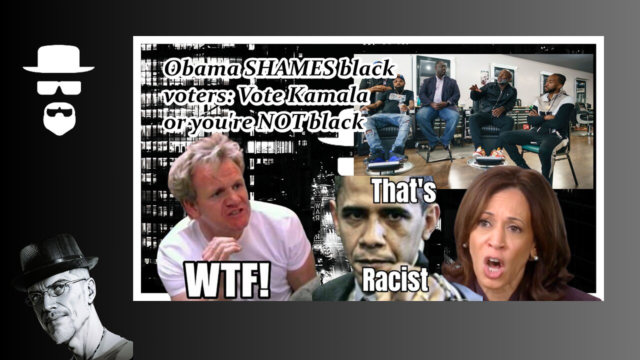 OBAMA: BLACK MALE VOTERS: VOTE KAMALA OR YOU'RE NOT BLACK...