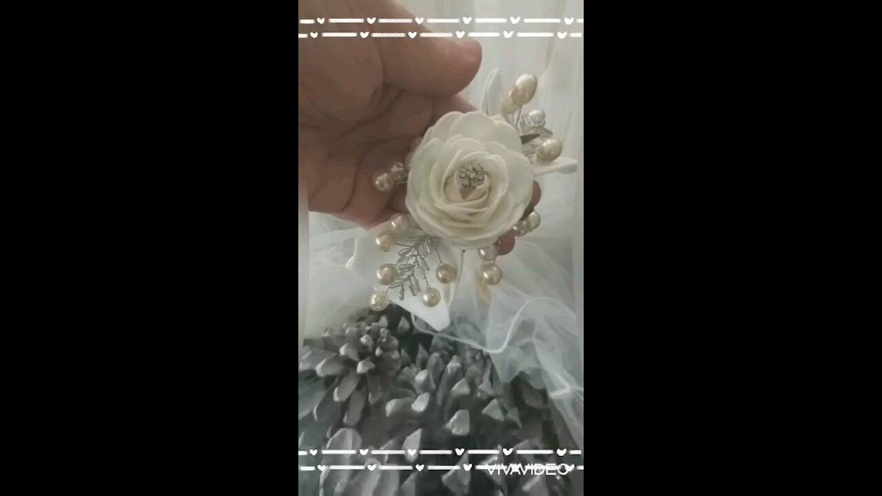 Wedding hair clips