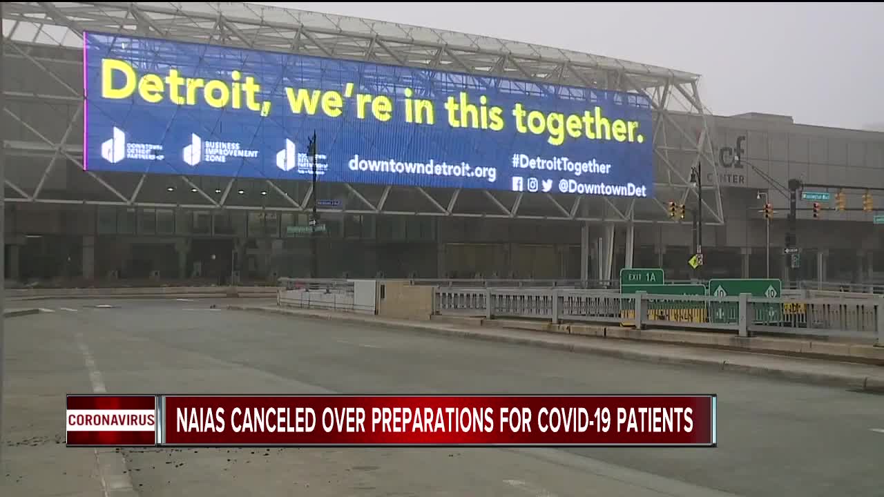 NAIAS canceled over preparations for COVID-19 patients