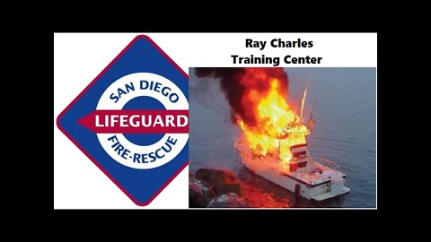 San Diego Lifeguard Boat Fire Training - Remember These Guys Are Gov Trained Professionals