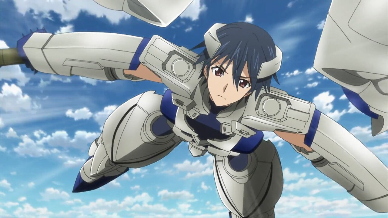 Infinite Stratos - Cecilia Alcott vs Ichika Orimura