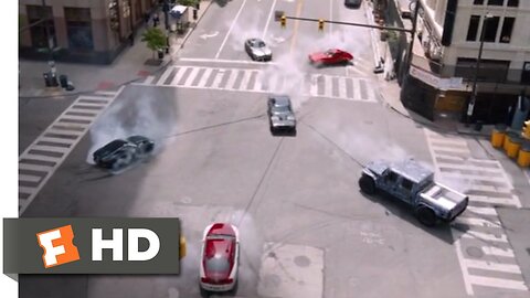 The Fate of the Furious Harpooning Doms Car best scene-Hackerwatching