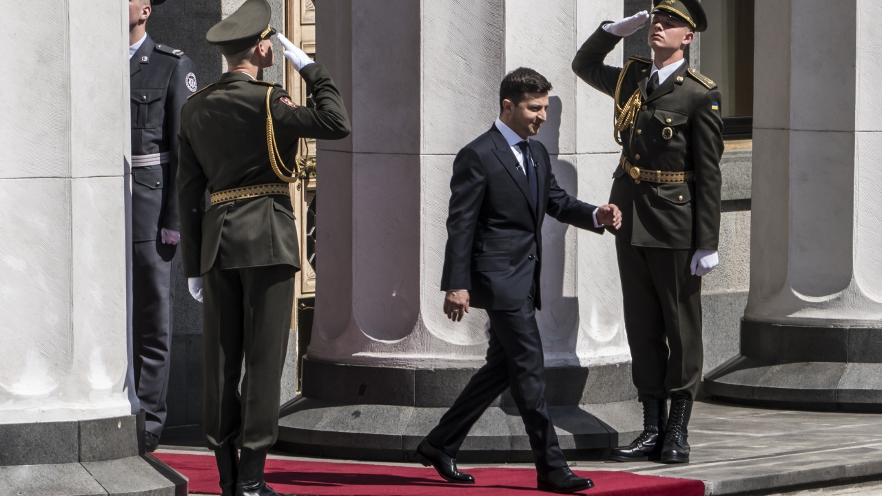 Former Comedian Volodymyr Zelenskiy Sworn In As President Of Ukraine