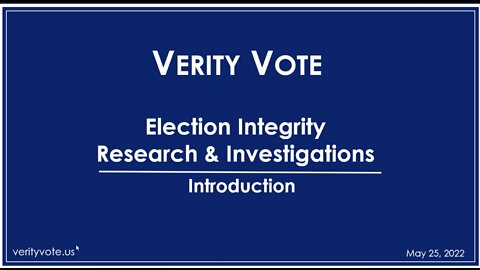BREAKING NEWS: 2020 ELECTION BOMBSHELL DISCOVERY BY VERITY VOTE
