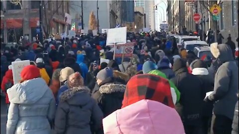 694-MARCHE VIEUX-MONTRÉAL SAMEDI 8 JANVIER 2022 LA RÉSISTANCE CARL GIROUX LIBRE-CHOIX QUÉBEC CANADA
