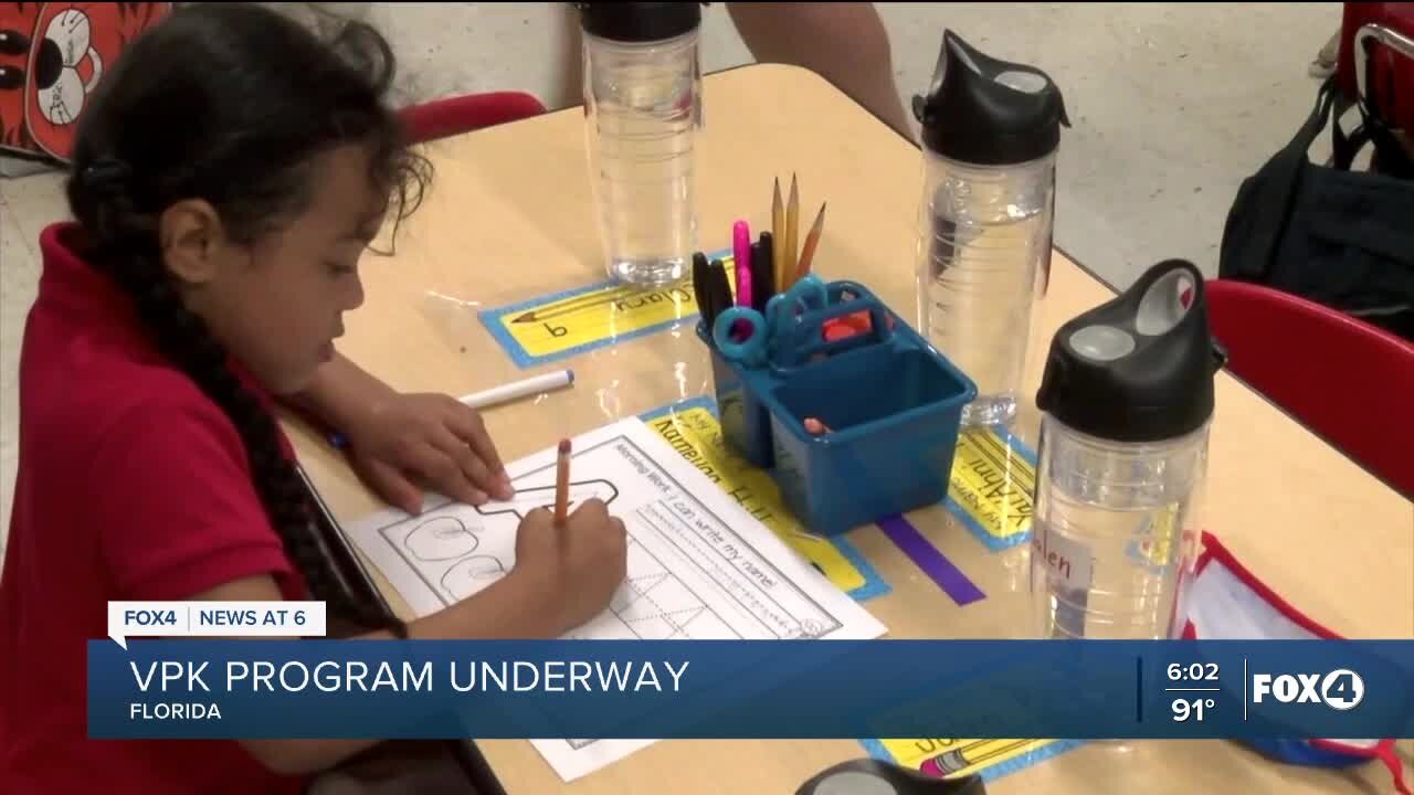 VPK classes begin Tuesday in Lee County