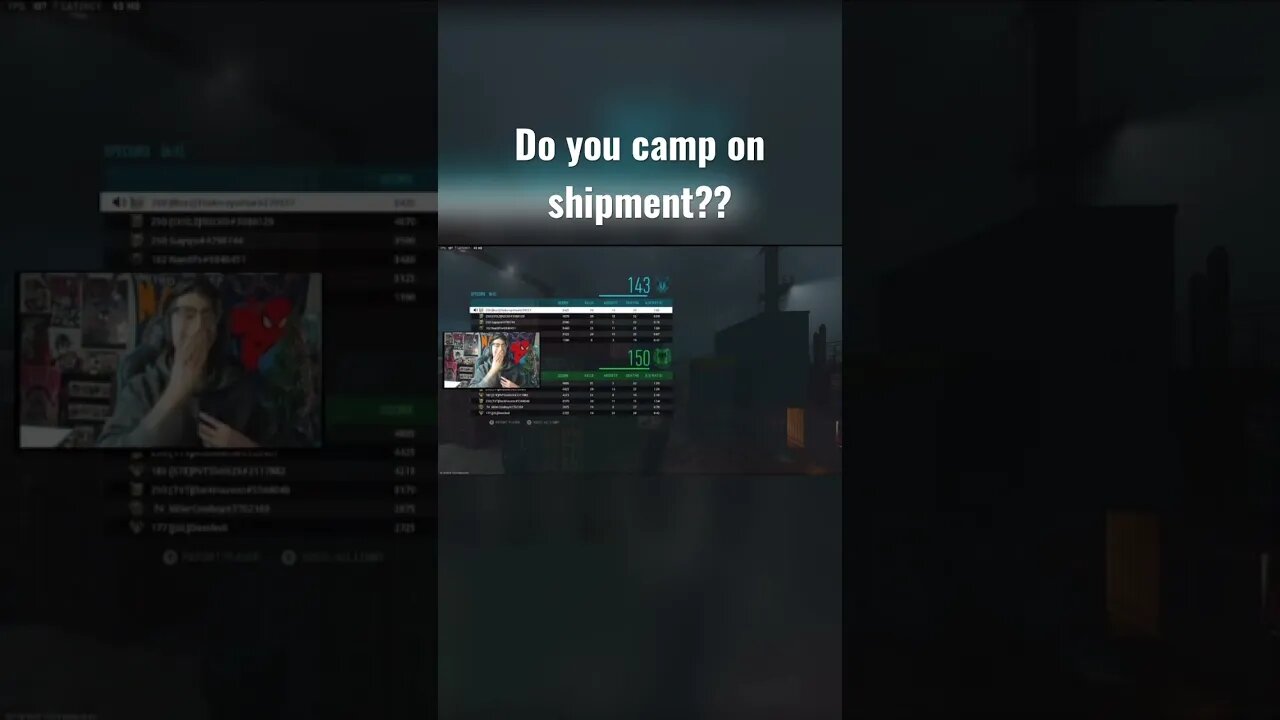 Do You Rush Or Camp On Shipment #shorts #youtubeshorts #modernwarfare2 #mw2 #shipment