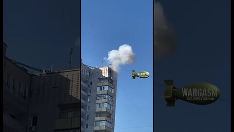 Ukrainian FPV drone hits residential tower at Energodar