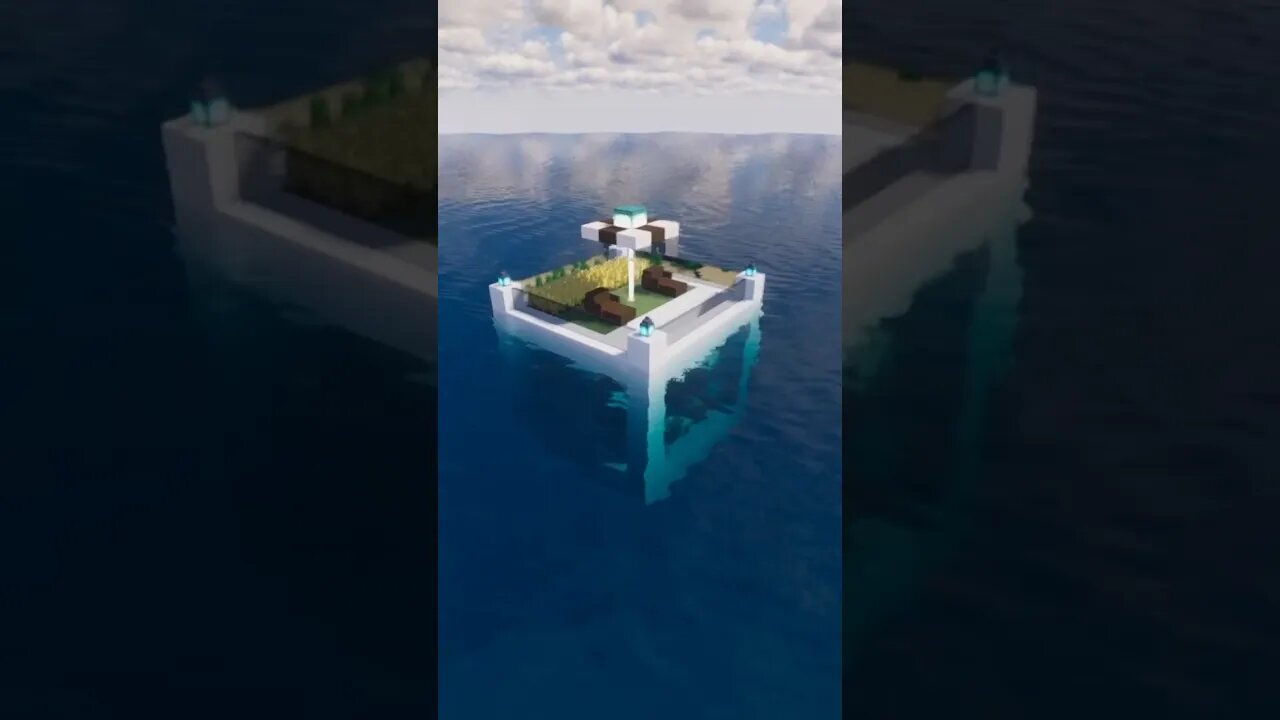 Minecraft Underwater House 🏠 #shorts