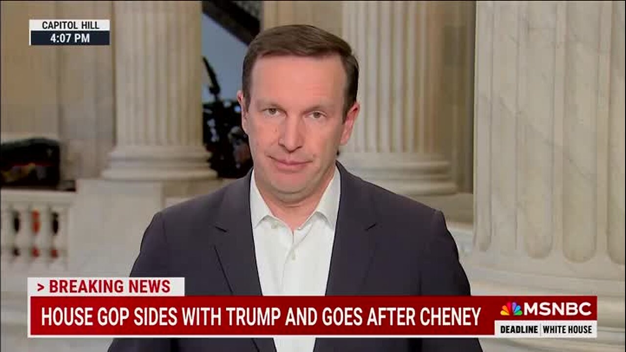 Sen. Murphy on Trump and Allies Targeting Liz Cheney: ‘This Is Made Up Out of Thin Air; There Is Not Even a Shred of a Crime Committed Here’