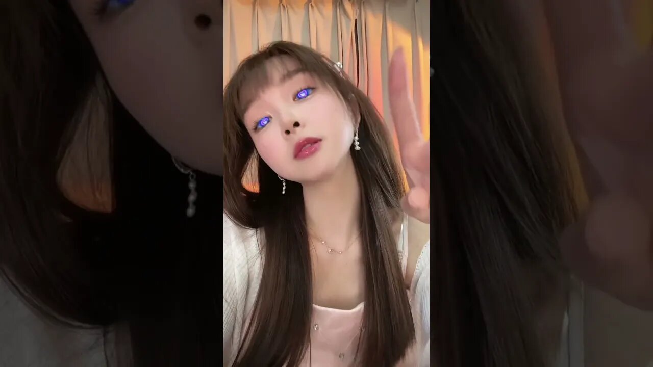 #爱心瞳孔 #你的眼睛会biu吗 #爱心瞳孔特效 #爱心美瞳 💗biubiubiu ❤️