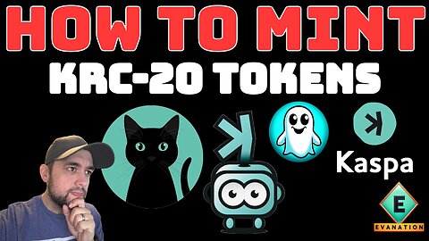 How to Mint KRC20 Tokens on Telegram and Kasware. #krc20 #kaspa